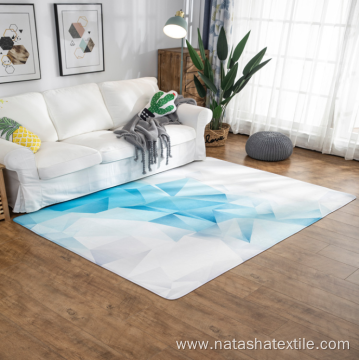 ins simple living room carpet coffee table blanket